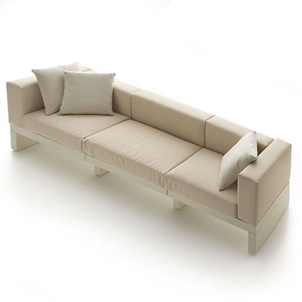 Hour Sofa Three Seat by Serralunga Furniture Sofas